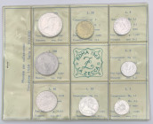 Repubblica Italiana (dal 1946) - Monetazione in lire (1946-2001) - Serie 1969 - composta da 8 valori - metalli vari