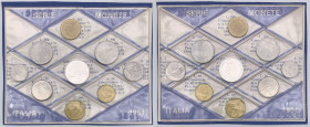 Repubblica Italiana (dal 1946) Monetazione in Lire (1946-2001) Divisionale composto da 9 Valori 1981 - In confezione originale senza cartoncino