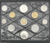 Serie annuale 1987 - metalli vari (presente 2 monete da 500 lire in argento)