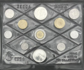 Serie annuale 1990 - metalli vari (presente 2 monete da 500 lire in argento)