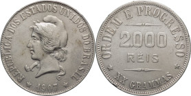 Brasile - Prima Repubblica (1889-1942) 2000 Reis 1907 - Ag