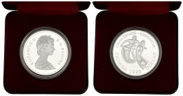 Canada - Elisabetta II (1952-2022) - 1 dollaro 1983 "Giochi Mondiali Universitari, Edmonton" - Ag - KM# 138 - in cofanetto originale