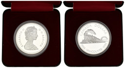Canada - Elisabetta II (1952-2022) - 1 dollaro 1986 "Centenario di Vancouver" - Ag - KM# 149 - in cofanetto originale