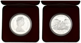 Canada - Elisabetta II (1952-2022) - 1 dollaro 1989 "MacKenzie River" - Ag - KM# 168 - in cofanetto originale
