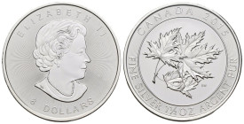 Canada - 8 Dollari 2015 - 1 e ½ OZ Ag. 999