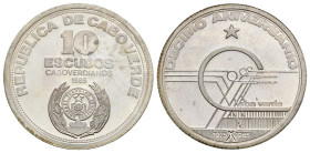 Cape Verde - Repubblica (1975-oggi) - 10 Escudos 1985 "10° Anniversario dell'Indipendenza" - Ag - KM# 24a