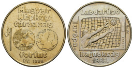Ungheria - 100 forint 1988 - 8° campionato Europeo di Calcio 1988 Germania Ovest - KM# 665