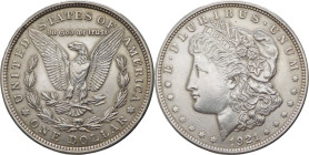 Stati Uniti d'America (dal 1776) - Dollaro "Morgan" 1921 - Philadelphia - KM#110 -  Ag