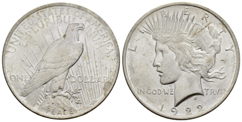 U.S.A. - 1 Dollaro 'Peace' 1922 - Ag. 900 - KM# 150

qBB.

SPEDIZIONE SOLO I...