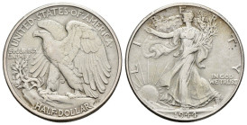 Stati Uniti d'America (1776-oggi) - Half Dollar Walking Liberty 1944 - Ag. - KM 142