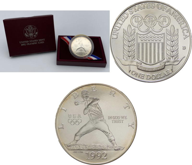 Stati Uniti d'America (dal 1776) - 1 Dollaro 1992 (D) commemorativo dei Giochi d...