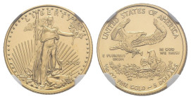 Stati Uniti d'America (1776-oggi) - 5 dollari (1/10 Oz) "Gold Eagle - 30th Anniversary" 2016 - Firma di Elizabeth Jones (11° Capo Incisore) - First da...