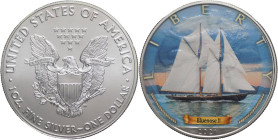 Stati Uniti d'America (1776-oggi) - 1 dollaro American Silver Eagle 2020 - Bluenose II - 1 Oz. Ag .999