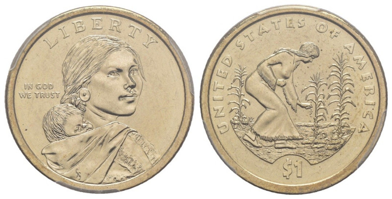 Stati Uniti d'America (1776-oggi) - 1 dollaro 2009 "Native American" - Descrizio...