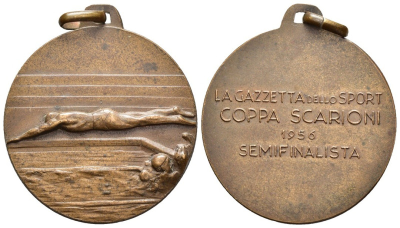 Gazzetta dello Sport - Premio semifinalista Coppa Scarioni 1956 - gr. 13,14; Ø 3...