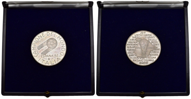 Italia - medaglia campionati mondiali di calcio Spagna 1982 - Gr.18 - mm. 35 - i...