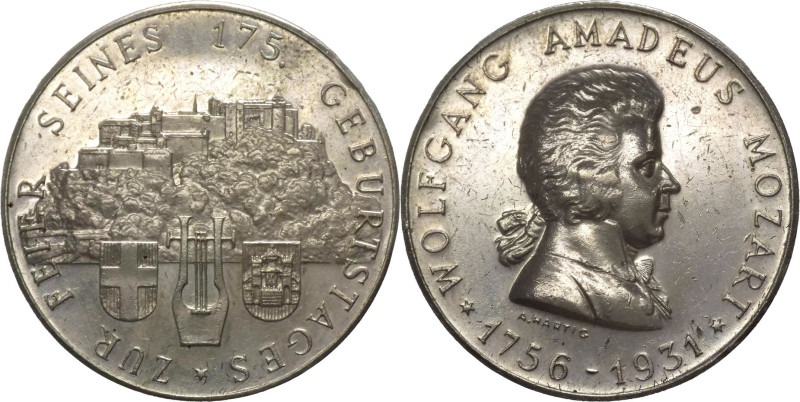 Germania - Medaglia "175 anni dalla nascita di Mozart" - Ag - 36 mm ; 20 gr

S...