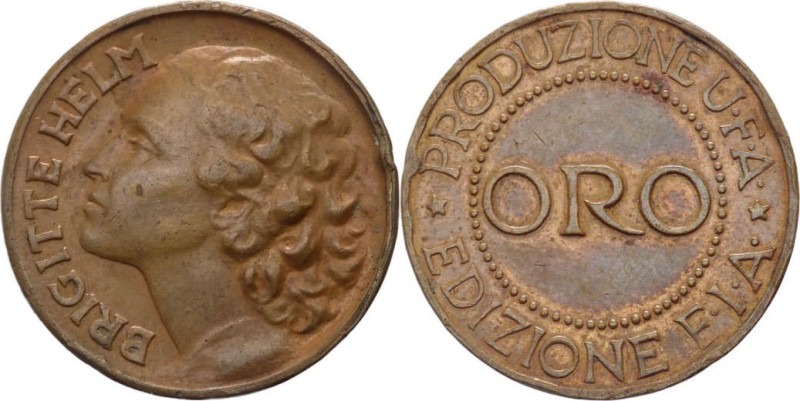 Italia - gettone Edizione F.I.A. anni '50 Brigitte Helm - 4,23 gr; 23 mm - Ae 
...