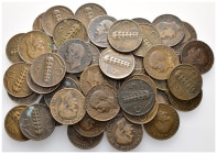Lotto di 50 monete da 5 Centesimi - Vittorio Emanuele III (1900 - 1943) - Spiga - anni vari