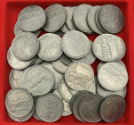 Regno d'Italia  - Vittorio Emanuele III (1900-1943) - lotto di 50 monete da 50 centesimi Leoni 1925 rigato - Ni