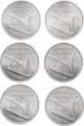 Repubblica Italiana (dal 1946) - Monetazione in lire (1946-2001) - lotto di 6 pezzi  da 10 lire 1965  - It