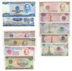 Vietnam - lotto di 11 banconote