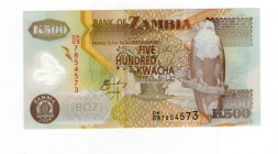 Zambia - 500 Kwacha 2008 - P# 43f