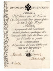 Venezia - cedola da 100 Ducati 1790
