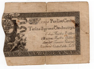 Torino - Regie Finanze - biglietto da 100 Lire 1792