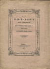 FUSCO G. M. - Di una inedita moneta battuta in Roma l'anno 1528 dall'Imperatore Carlo V. Napoli, 1848.  pp. 16, tav. 1. ril ed sciupata, interno buono...
