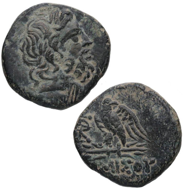 105-65 a.C. época de Mitrídates II. PONTOS - AMISOS . Ae. 8,32 g. Cabeza lauread...