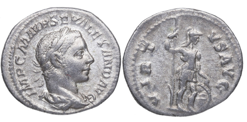 225 d.C.. Alejandro Severo (222-235 d.C). Roma. Denario. DS 4815 g. Ag. 2,55 g. ...