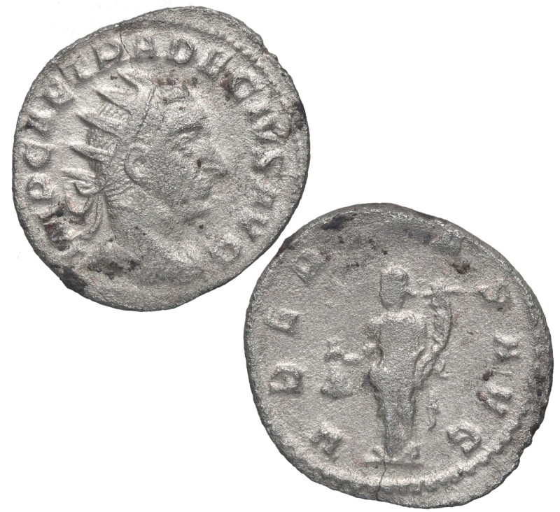 249-251 d.C. Trajano Decio (249-251 dC). Denario. Ag. 2,90 g. MBC. Est.30.