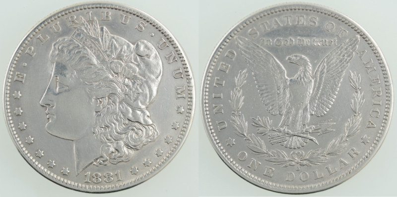 Monete Estere. USA. Dollaro Morgan 1881 O. Ag. KM 110. Peso gr. 26,57. BB. (3223...