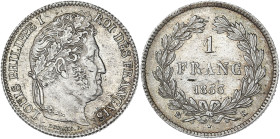 Louis-Philippe tête laurée - 1 franc 1833 K (Bordeaux)

Argent - 5,06 grs - 23 mm
F.210-20 / G.453
TTB+

Rare et bel exemplaire. Plusieurs chocs.