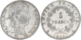 Napoléon Empereur tête laurée - 5 francs Cent-Jours 1815 L (Bayonne)

Argent - 24,90 grs - 37 mm
F.307A-5 / G.595
TTB

Rare pour les Cent-Jours !