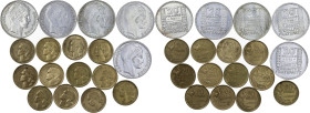Lot 17 pièces 20 francs argent Turin et bronze-aluminium Guiraud 

Turin :
1929 - SUP-
1933 rameaux courts - SUP+
1933 rameaux longs - TTB
1934 - TTB+...