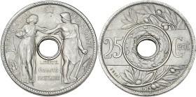 Concours de Varenne - ESSAI 25 centimes 1913
Grand module.

Nickel - 5,02 grs - 24 mm
GEM.75.1
SPL

Superbe exemplaire !