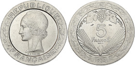 Concours de Vézien - ESSAI 5 francs 1933

Nickel - 11,97 grs - 31 mm
GEM.139.1
SUP+

Superbe exemplaire !