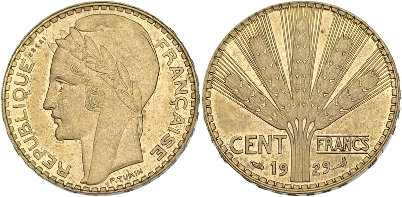 Concours de Turin - ESSAI 100 francs 1929

Bronze-alu - 3,43 grs - 21 mm
G89.114...