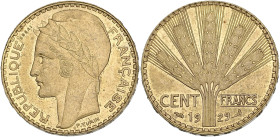 Concours de Turin - ESSAI 100 francs 1929

Bronze-alu - 3,43 grs - 21 mm
G89.1145
SUP+

Superbe exemplaire !