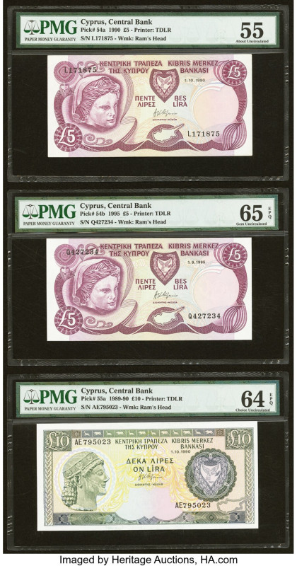 Cyprus Central Bank of Cyprus Group Lot of 6 Examples. The following notes are i...