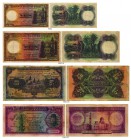 BANKNOTEN. Ägypten. Ottomanische Administration. National Bank of Egypt. Lot. 50 Piastres 1945, 2. Mai. 10 Pfund 1944, 11. Januar. 10 Pfund 1947, 8. N...