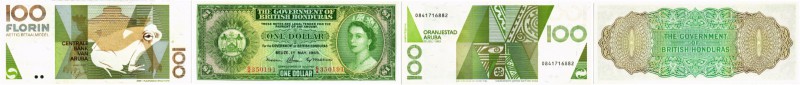 BANKNOTEN. Aruba. Centrale Bank van Aruba. 100 Florin 1993, 16. Juli. Pick 14. I...