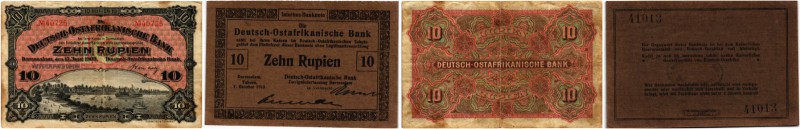 BANKNOTEN. Deutschland vor 1918. Deutsche Kolonien. Deutsch-Ostafrikanische Bank...