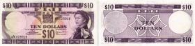 BANKNOTEN. Fiji. Republik ab 1974. 10 Dollars o. J. (1974). Pick 74c. II / Extremely fine. (~€ 80/USD 90) • Dieses Los unterliegt bei Auslieferung in ...
