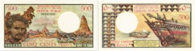 BANKNOTEN. Frankreich / Französische Territorien. Territoire Français des AFARS et des ISSAS. 500 Francs o. J. (1975). Pick 33. I / Uncirculated. (~€ ...