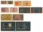 BANKNOTEN. Jugoslawien. Nationalbank der Serben, Kroaten und Slowenen. Lot. O. J. 1000 Kronen o. J. (1919, altes Datum / old date 1902, 2. Januar). Au...