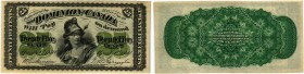 BANKNOTEN. Kanada. Britische Administration (ab 1763). Dominion of Canada. 25 Cents 1870, 1. März. Pick 8a. II / Extremely fine. (~€ 130/USD 150)