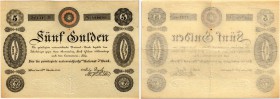 BANKNOTEN. Österreich Kaiserreich. "Privilegirte" Österreichische Nationalbank. Österreichische Nationalbank. 5 Gulden 1825, 23. Juni. (ohne Einlösung...